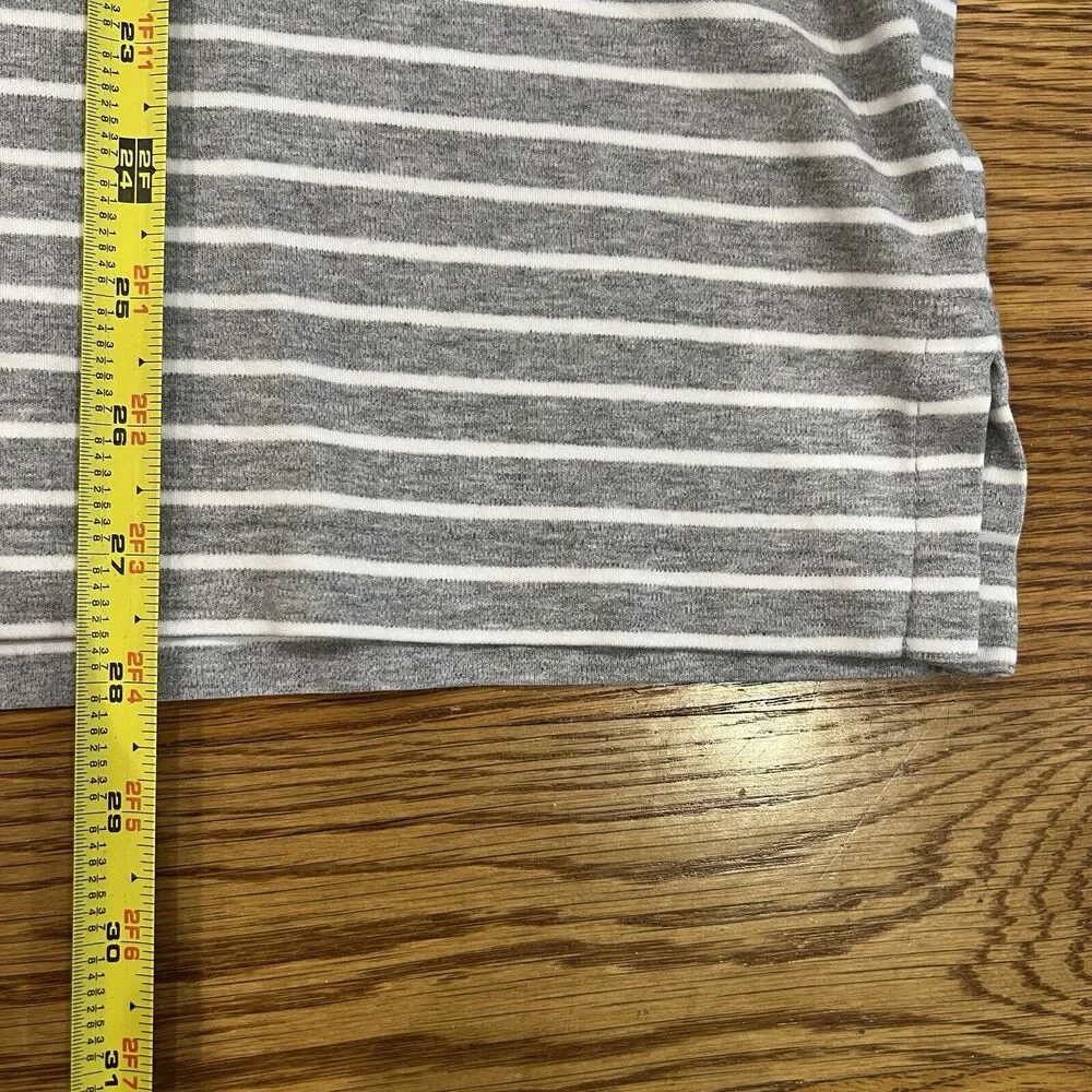 Polo Ralph Lauren Shirt‎ Mens Size XLGray Stripe Classic Fit Polo Pima Cotton